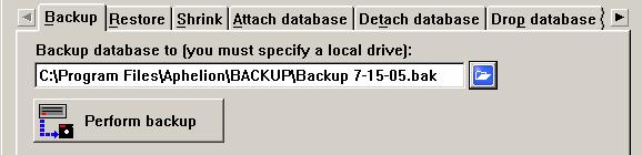 3. On the Backup tab, click the file folder to select the path to save your backup to.