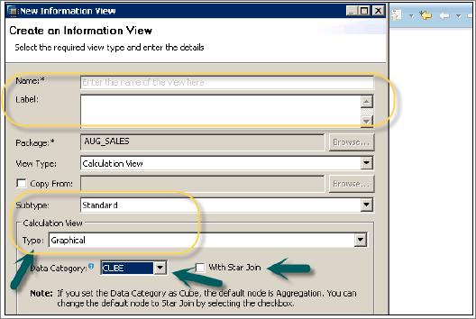 Calculation view provides an option of using a Star Join or not to use a Star Join.