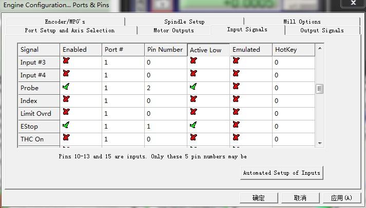 Chapter4 Setting of software Manual of USB8727T4 www.nvcnc.net Figure4-8. limited Input Settings dialog Here you can configure according to your actual needs the corresponding function.