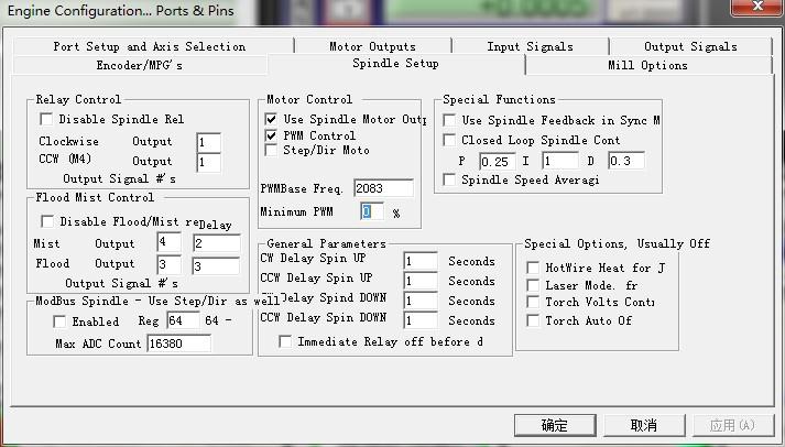 Chapter4 Setting of software Manual of USB8727T4 Figure4-10. Spindle Settings dialog www.nvcnc.