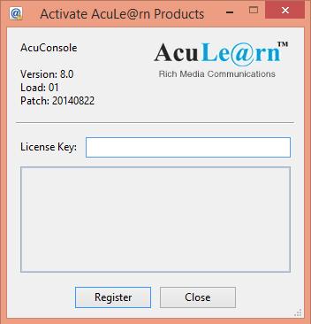 If you want to install AcuConsole to another computer, you need to connect the Internet and uninstall the program. This will release the license key.