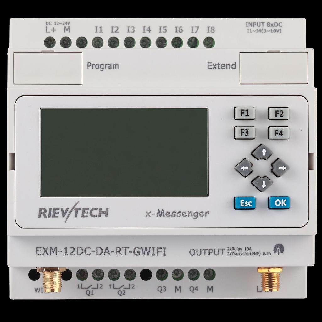 Wi-Fi PLC-With GSM. The anatomy Power supply input DC 12/24V Input terminals-optional signal: C. Digital input : DC12/24V, AC110-240V D. Analog input: DC(0..10V), 0/4.