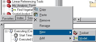 1. Right-click your My_Analysis_Tools toolbox in the ArcToolbox window, point to New,