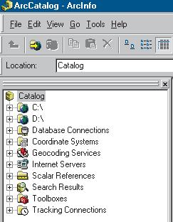 Organizing your data Before working with geoprocessing tools you ll first organize your tutorial data using ArcCatalog. 1 Starting ArcCatalog 1.
