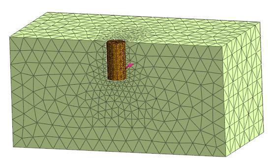 00 Overview This tutorial identifies the soil structure interaction by analyzing construction stage of 3D suction pile.