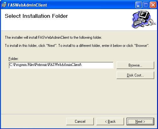 Select a folder where you want to install the program or just use the
