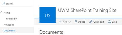 4. When you are finished editing, you must save the file for your changes to be reflected in the document stored on SharePoint.