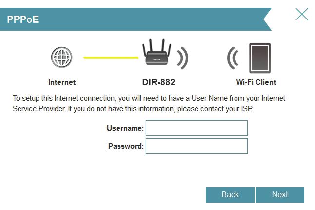 If it cannot, then select your Internet connection