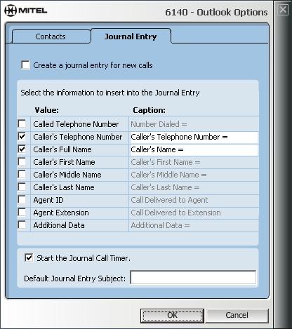 Agent Portal Client 37 4. In the Contact Names section, select the appropriate names. These are the names that the system will search for in your Microsoft Outlook Contacts list.