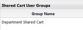 Select Admin Select Manage Groups for Shared Carts from the fly-out menu 3. If you want to Create a new group Edit an existing group Then.