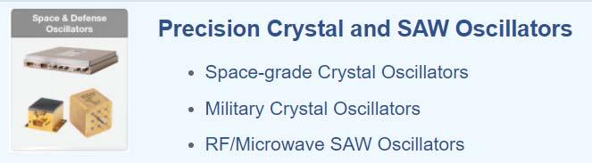 Precision crystal oscillators (recent