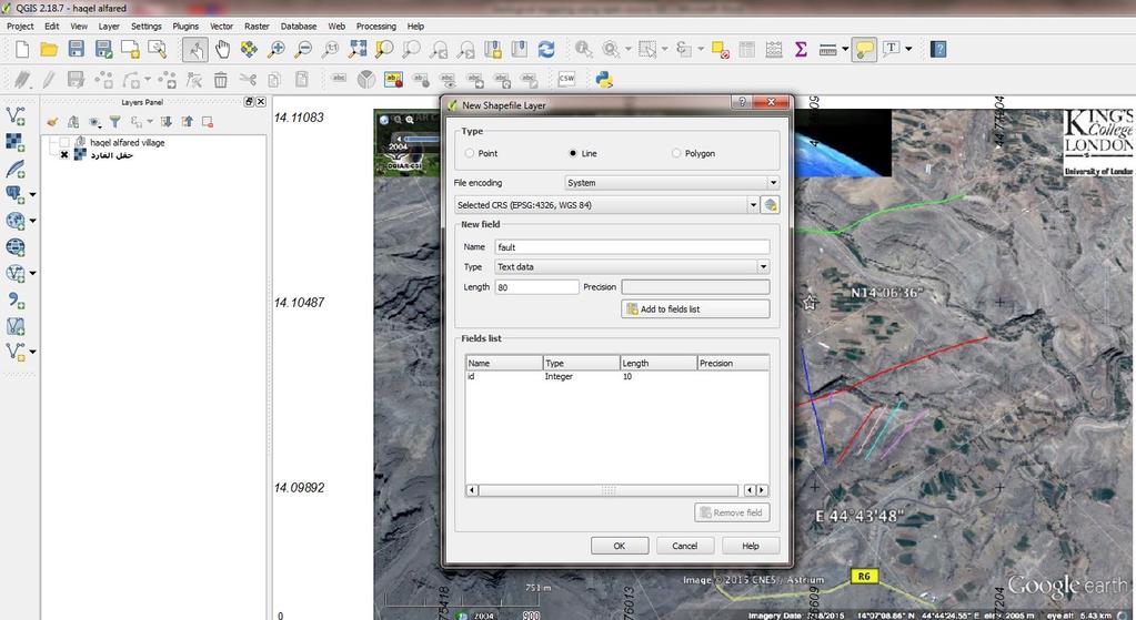 Then you will see your shape file layer on QGIS (layered panel