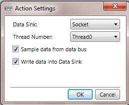 Figure 28. PUSH_DATA_SCK0 and Its Transition Condition FV&LV Figure 30. PUSH_DATA_SCK1 IN_DATA Action 10. Add the COUNT_DATA action to the PUSH_DATA_SCK0 state.