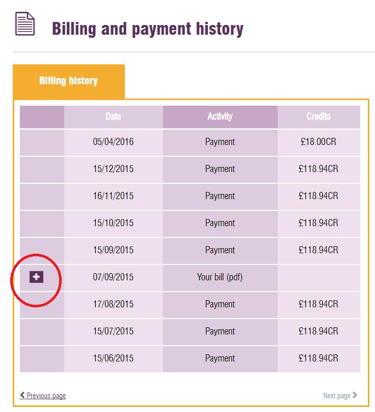 View my latest bill To view your latest bill, click on the Bill & Payments tab at the top and then select My Payments and Bills.