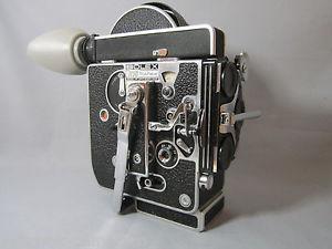 This item includes only the bolex body and a daylight spool and does not include lenses.