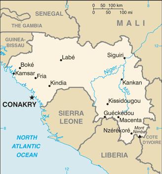 Opportunity in Guinea Initiatives Taken for Sustainable Growth Economy Positioned to Grow Guinea Facts Capital Conakry Official languages French Population 2008e 10,211,437 Area km^2 245,857 GDP