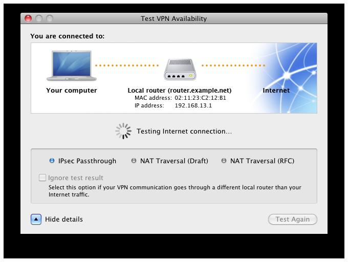 Task 0 Test Your Local Router Capabilities Due to an issue in the firmware in the NETGEAR FVS318v3, it may be necessary to use an alternate VPN configuration, depending on the capabilities of your