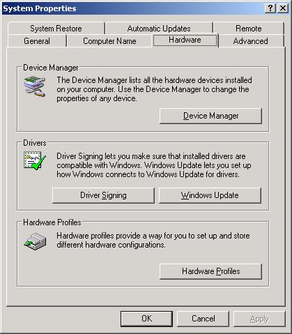Configuring the Ports After the driver has been installed, use Windows Device Manager to configure the UPort serial ports. 1.