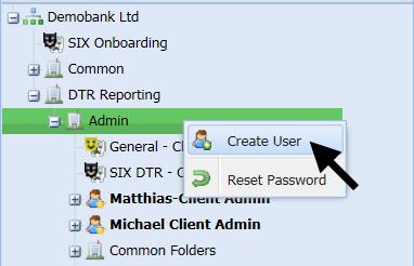 3.2 Create an administrator account Before creating a new user account you have to make sure, which department the new user shall