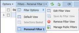 To remove or delete the filter view, go to Your filter and select Filter Options and