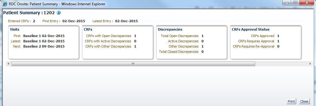 has at least 1 active discrepancy, i.e. for the user role logged in Patient has other discrepancies, i.