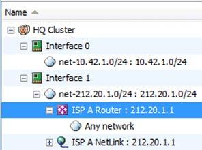 Adding a Default Route with a Single Network Link To add a router Right-click the Network under the interface to be used as the default route and select New Router.