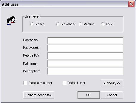 3-49) To add a user click the Add User button. (Fig.