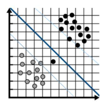 Support Vector Machines: The Cost Parameter C = 0.