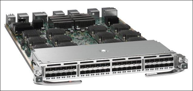Figure 6 shows the Cisco MDS 9700 Series 10-Gbps FCoE Switching Module. Figure 6.