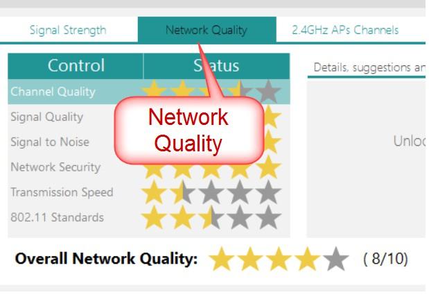 Network Quality Get one screenshot with your 2.