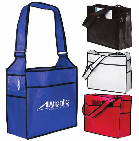 Trade Show Bag - CEF 4500 Unit Cost $2.79 $2.59 $2.39 $2.19 $1.99 $1.79 Stash all the goodies you pick up at the next trade show in this deluxe shoulder bag!