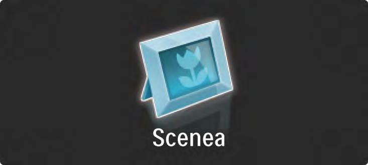 3.7 Scenea 1/3 Scenea-funktsioon võimaldab fotosid taustapildina teleri ekraanile kuvada. Võite kasutada mis tahes fotosid oma pildikogust.