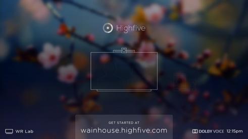 code. Hosting Highfive Meetings To host a Highfive meeting, a user simply: - Visits his company s Highfive URL (e.g. wainhouse.highfive.