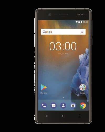 cameras Pure, secure & up to date with Android Nougat Regular software updates * Available in Black - ST650 32 Nokia 6 R219 5.