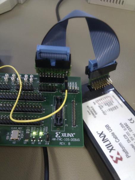 Using ML605 without USB-JTAG Bridge While the board is modified for use via a JTAG connector, the USB-JTAG bridge is not functional.
