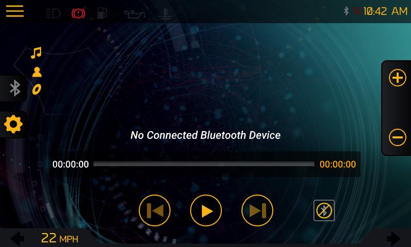 Bluetooth Audio Follow the Bluetooth Settings procedure on page 13 to connect your Bluetooth