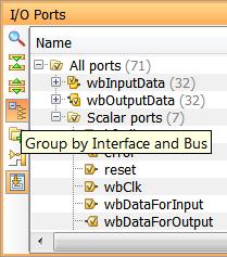 Using Data Table Windows Displaying Entries in a Flat List or a Group In the local toolbar, click the Group by Type button to show the entries either grouped by a particular type or as a single flat