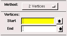 Customizing the Graphical Display Edge] specifies an edge where the endpoints define the origin, magnitude, and direction of the vector.