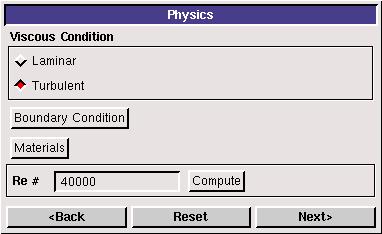 Modeling a Problem Open the Physics form by clicking the Physics button in the Operation toolpad or by clicking Next> in the Geometry form. Operation (Physics) Figure 7.4.