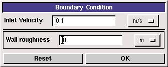 The Physics form contains the Boundary Condition and Materials buttons and other template dependent parameters such as Re (Reynolds number), Pr (Prandtl number) etc. Figure 7.4.