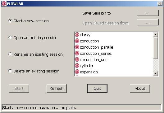 Getting Started 1.4.2 Starting FlowLab on a Windows System There are two ways in which you can start FlowLab on a Windows system: Click the Start button, select the Programs menu, select the Fluent.