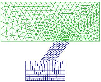 Computational Fluid Dynamics In such cases, you can create the mesh on the larger domain and the smaller domain separately.