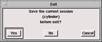 User Interface 3.2.8 Exit File Exit The Exit option allows you to stop program execution. When you select Exit, FlowLab will ask you if you want to save the current session before exiting.