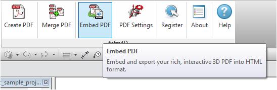 Embed PDF Embed allows you to easily generate an HTML file with your 3D PDF file embedded into it.