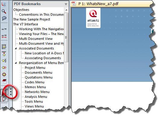 Figure 69: Page button in the status bar In case, the PDF document includes bookmarks and you want to display them, select the appropriate option in the Preferences