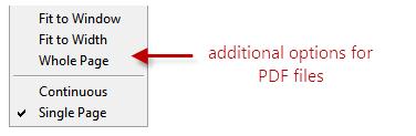 95 size tab in the status bar to set the display size of your PDF document. The size tab in status bar shows the actual size of the PD.