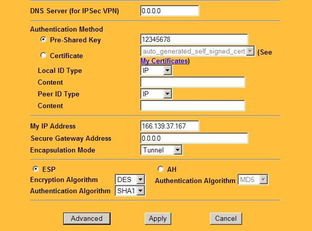 Figure 3 shows the bottom half of the LAN-Cell s VPN Rule configuration screen.