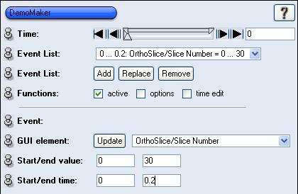 Chapter 2: First steps in Amira end value specify between which two values the OrthoSlice slider will be moved.