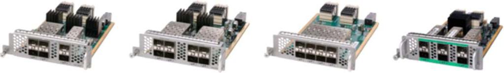 Fibre Channel module that provides 6 ports of 8/4/2/1-Gbps native Fibre Channel using the SFP+ interface for transparent connectivity with existing Fibre Channel networks Figure 4.
