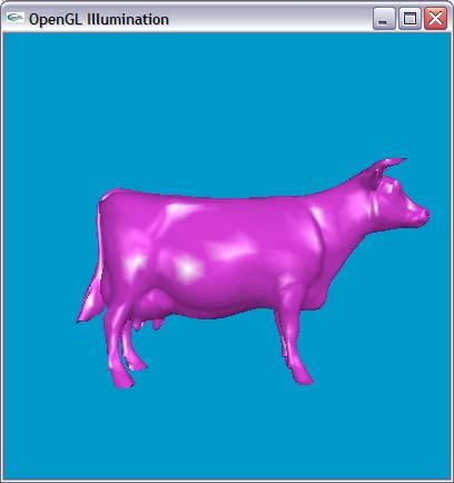 OpenGL surface properties glmaterialfv(gl_front, GL_AMBIENT, ambientcolor) glmaterialfv(gl_front, GL_DIFFUSE,